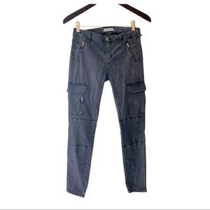 Zara Grey Wash Cargo Pants